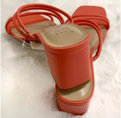 Womens Blakely Mule Heels - A New Day - Orange