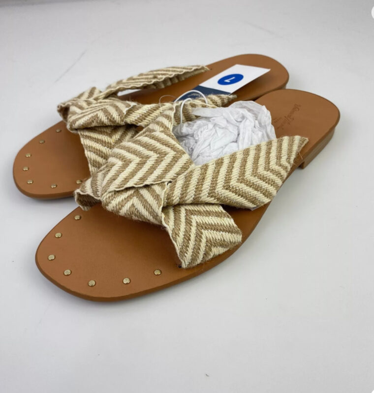 Tan Louise Sandals - NWT Womens Universal Thread