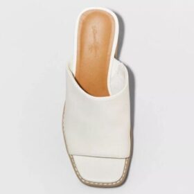 Women's Gabby Platform Heels - Universal Thread Cream 9.5 Memory Foam