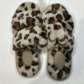 Women's Royal Leopard Slide Slippers - Stars Above Brown 8